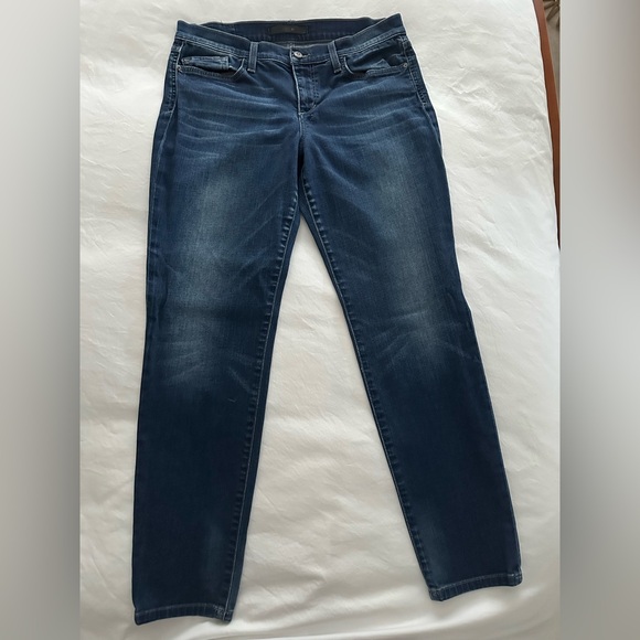 Joe’s Jeans Mid Rise Dark Wash Straight Ankle size 31 - Picture 1 of 8
